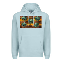 Blue Mist dinosaur triceratops sippy cup Premium Hoodie - Artiststas