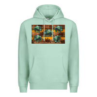 Seafoam dinosaur triceratops sippy cup Premium Hoodie - Artiststas
