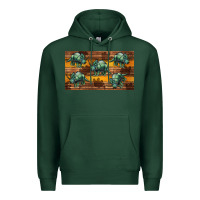 Sports Green dinosaur triceratops sippy cup Premium Hoodie - Artiststas