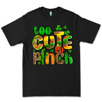 Black St. Patrick's too cute to pinch Premium Tee - OliviaCreatesArt