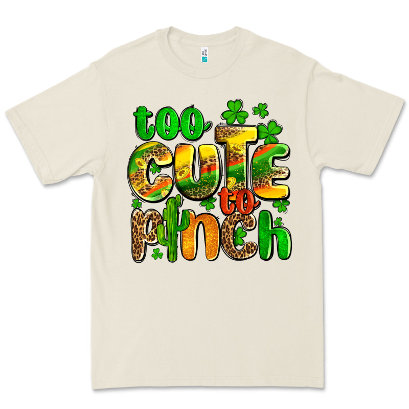 St. Patrick's Too Cute To Pinch Premium Tee by OliviaCreatesArt | Teevron
