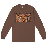 Chestnut Rodeo Mom Cow Long Sleeve Tee - CowhideDigitalArt