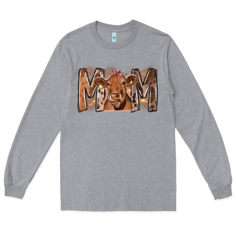 Rodeo Mom Cow Long Sleeve Tee by CowhideDigitalArt | Teevron