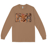 Toasted Coconut Rodeo Mom Cow Long Sleeve Tee - CowhideDigitalArt