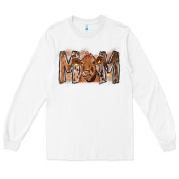 White Rodeo Mom Cow Long Sleeve Tee - CowhideDigitalArt