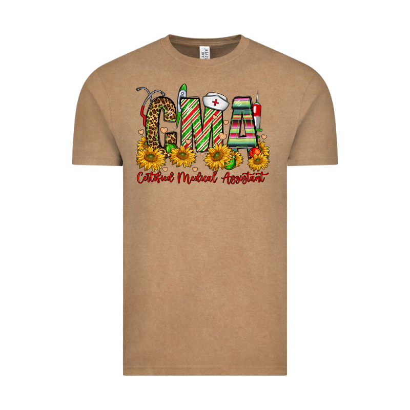 Christmas Cma Certified Medical Assistant Vintage Tee by FaDigitalArtStudio | Teevron