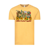 Vintage Mustard christmas cma certified medical assistant Vintage Tee - FaDigitalArtStudio