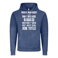 Vintage Denim gift for badass house manager Vintage Hoodie - DesigneFamous