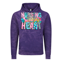 Cloud Purple Nursing is a work of heart Vintage Hoodie - CowhideDigitalArt