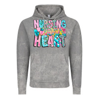Cloud Rock Nursing is a work of heart Vintage Hoodie - CowhideDigitalArt