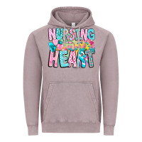 Vintage Zinc Nursing is a work of heart Vintage Hoodie - CowhideDigitalArt