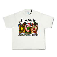 Pistachio I Have Obsessive Christmas Disorder Urban Heavy Tee - FaDigitalArtStudio