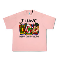 Salmon I Have Obsessive Christmas Disorder Urban Heavy Tee - FaDigitalArtStudio