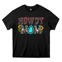 Black Howdy mom mother's day Heavy Core Tee - HowdyJamesFarm