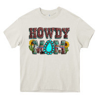 Cream Howdy mom mother's day Heavy Core Tee - HowdyJamesFarm