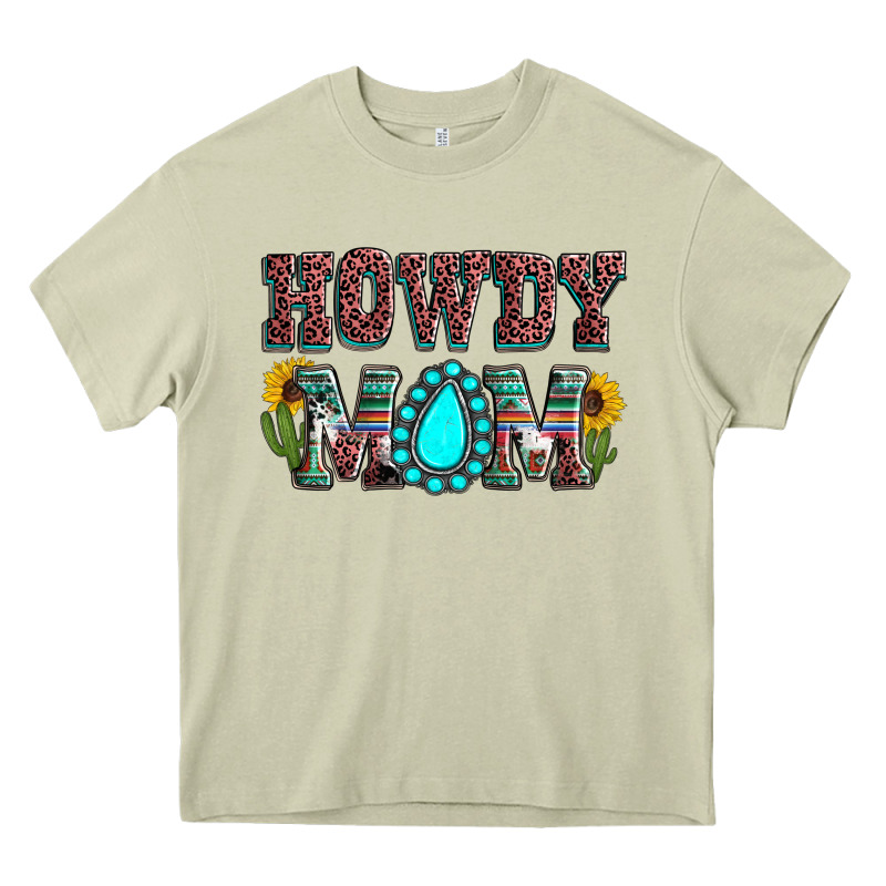 Howdy Mom Mother's Day Heavy Core Tee by HowdyJamesFarm | Teevron