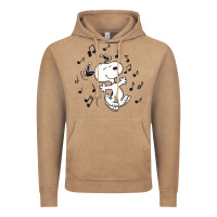 Vintage Coffee dancing dog Vintage Hoodie - DesigneFamous
