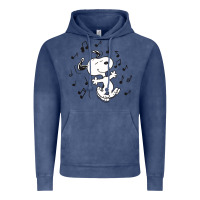 Vintage Denim dancing dog Vintage Hoodie - DesigneFamous
