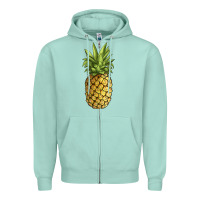 Seafoam pineapple Zipper Hoodie - JahusDesignShop