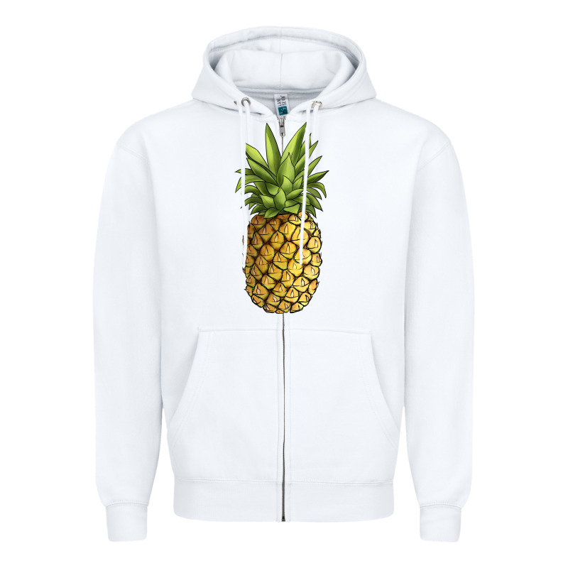 Pineapple Zipper Hoodie by JahusDesignShop | Teevron