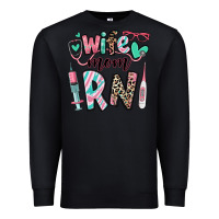 Black wife mom rn registered nurse Premium Sweatshirt - RanaPortraitStore