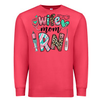 Cardinal wife mom rn registered nurse Premium Sweatshirt - RanaPortraitStore