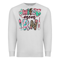 Dove Grey wife mom rn registered nurse Premium Sweatshirt - RanaPortraitStore