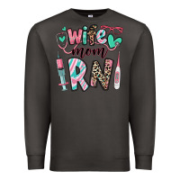 Smoke wife mom rn registered nurse Premium Sweatshirt - RanaPortraitStore
