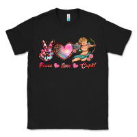 Black peace love cupid Classic Tee - RanaPortraitStore