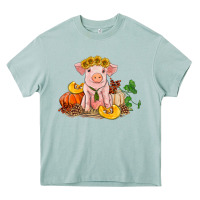 Arona fall pig Heavy Core Tee - RanaPortraitStore