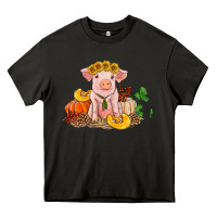 Asphalt fall pig Heavy Core Tee - RanaPortraitStore