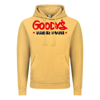 Vintage Mustard goody's burger house Vintage Hoodie - DesigneFamous
