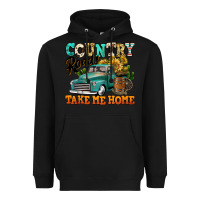 Black country roads take me home vintage truck Heavyweight Hoodie - Jasminsmagicworld