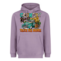 Country Roads Take Me Home Vintage Truck Heavyweight Hoodie | Teevron