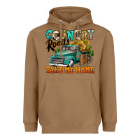 Toasted Coconut country roads take me home vintage truck Heavyweight Hoodie - Jasminsmagicworld