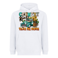 White country roads take me home vintage truck Heavyweight Hoodie - Jasminsmagicworld