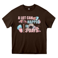 Chocolate Brown Easter Day A lot can happen in 3 days Heavy Core Tee - CowGirlArtShop