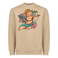 Mushroom cupid valentine's day Heavyweight Sweatshirt - RanaPortraitStore
