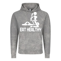 Cloud Rock eat healthy Vintage Hoodie - DesigneFamous
