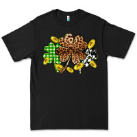 Black St. Patrick's Day shamrocks Premium Tee - OliviaCreatesArt
