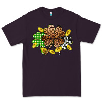Plum St. Patrick's Day shamrocks Premium Tee - OliviaCreatesArt