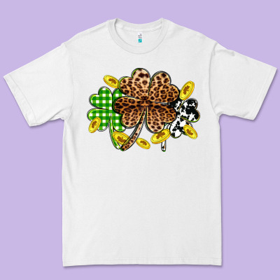 St. Patrick's Day Shamrocks Premium Tee Designed By Oliviacreatesart