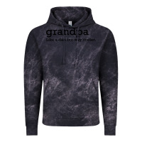 Cloud Black grandpa Vintage Hoodie - DesigneFamous