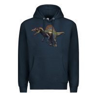 Navy spinosaurus Premium Hoodie - Artiststas