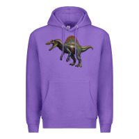 Purple spinosaurus Premium Hoodie - Artiststas