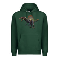 Sports Green spinosaurus Premium Hoodie - Artiststas