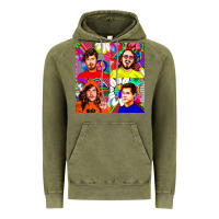 Vintage Olive workaholics Vintage Hoodie - DesigneFamous
