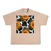 Burro cowhide leopard sunflower seamless pattern Urban Heavy Tee - BundleAndBundleShop