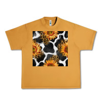 Peanut Butter cowhide leopard sunflower seamless pattern Urban Heavy Tee - BundleAndBundleShop