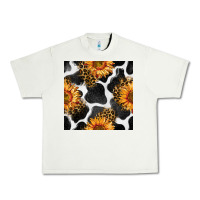 Pistachio cowhide leopard sunflower seamless pattern Urban Heavy Tee - BundleAndBundleShop